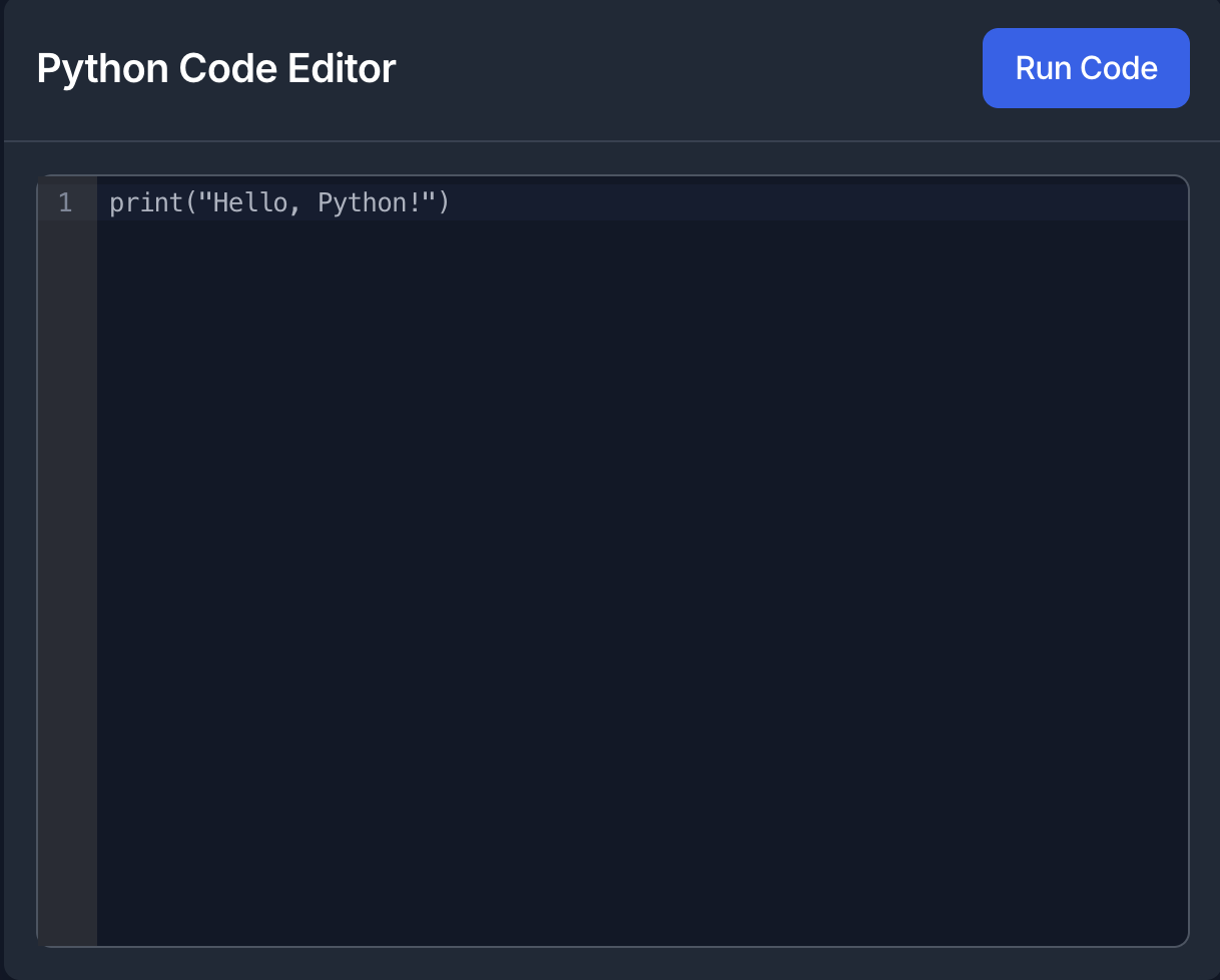 Online Python Compiler